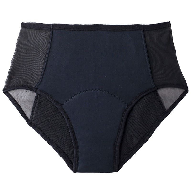 Black physiological menstrual underwear breathable pants