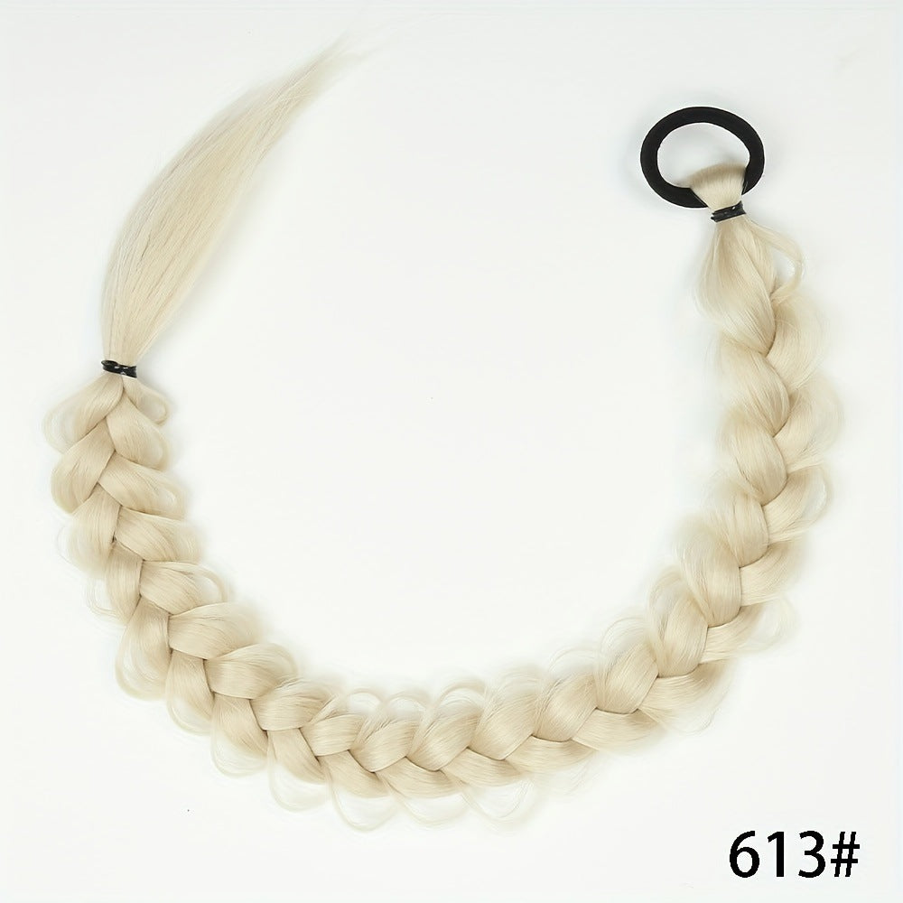 24-inch Hair Accessories Ponytails Fishtail Braids Ties Wigs