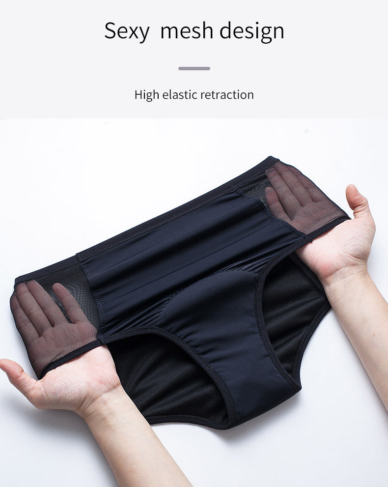Black physiological menstrual underwear breathable pants