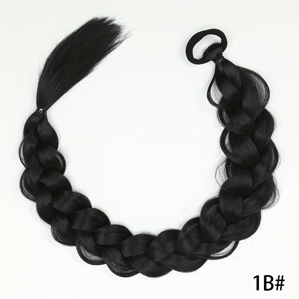 24-inch Hair Accessories Ponytails Fishtail Braids Ties Wigs