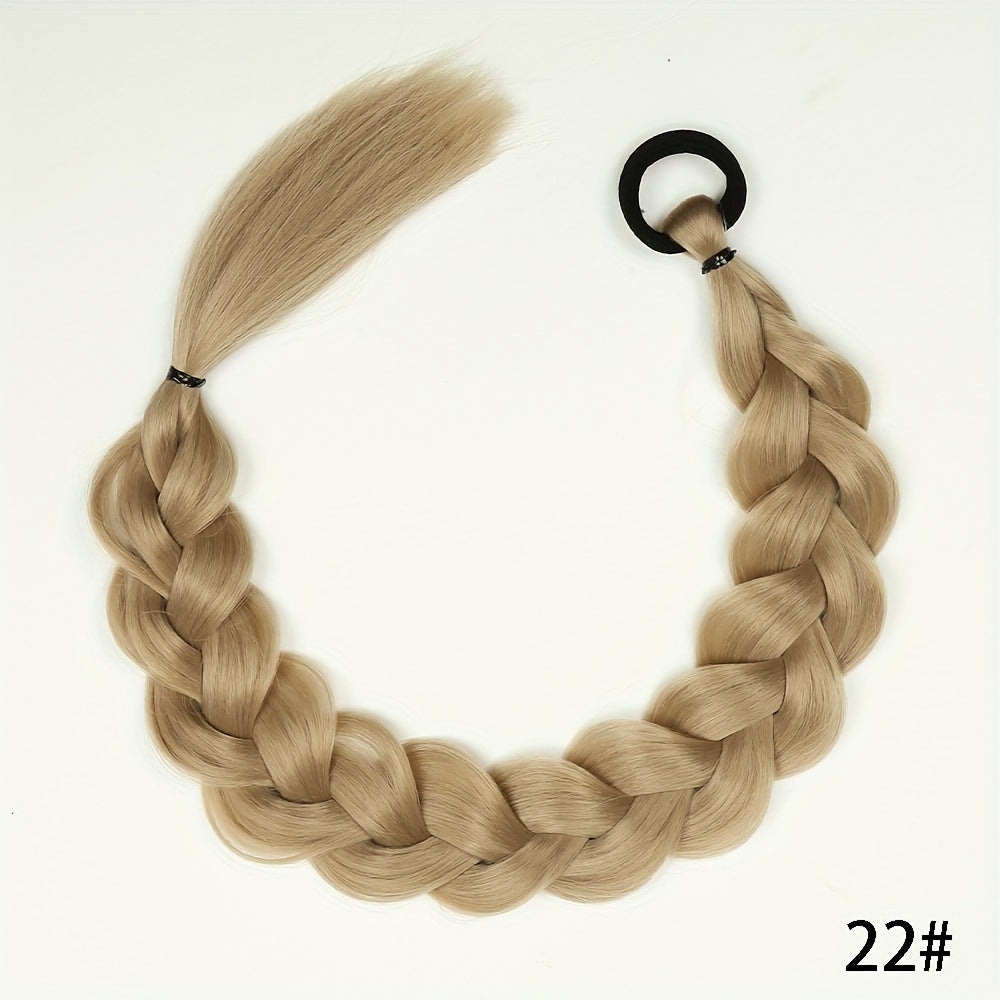 24-inch Hair Accessories Ponytails Fishtail Braids Ties Wigs