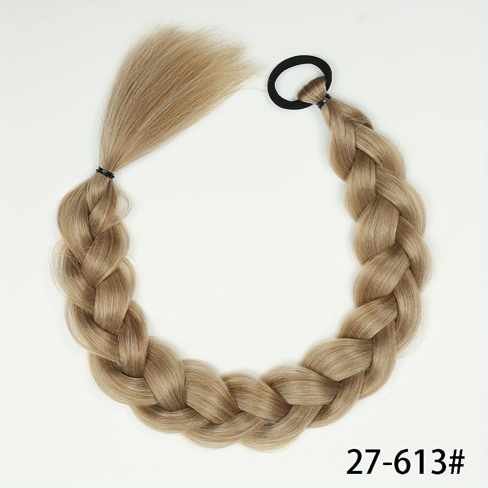 24-inch Hair Accessories Ponytails Fishtail Braids Ties Wigs