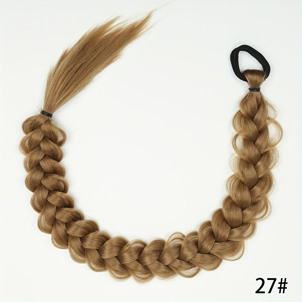 24-inch Hair Accessories Ponytails Fishtail Braids Ties Wigs