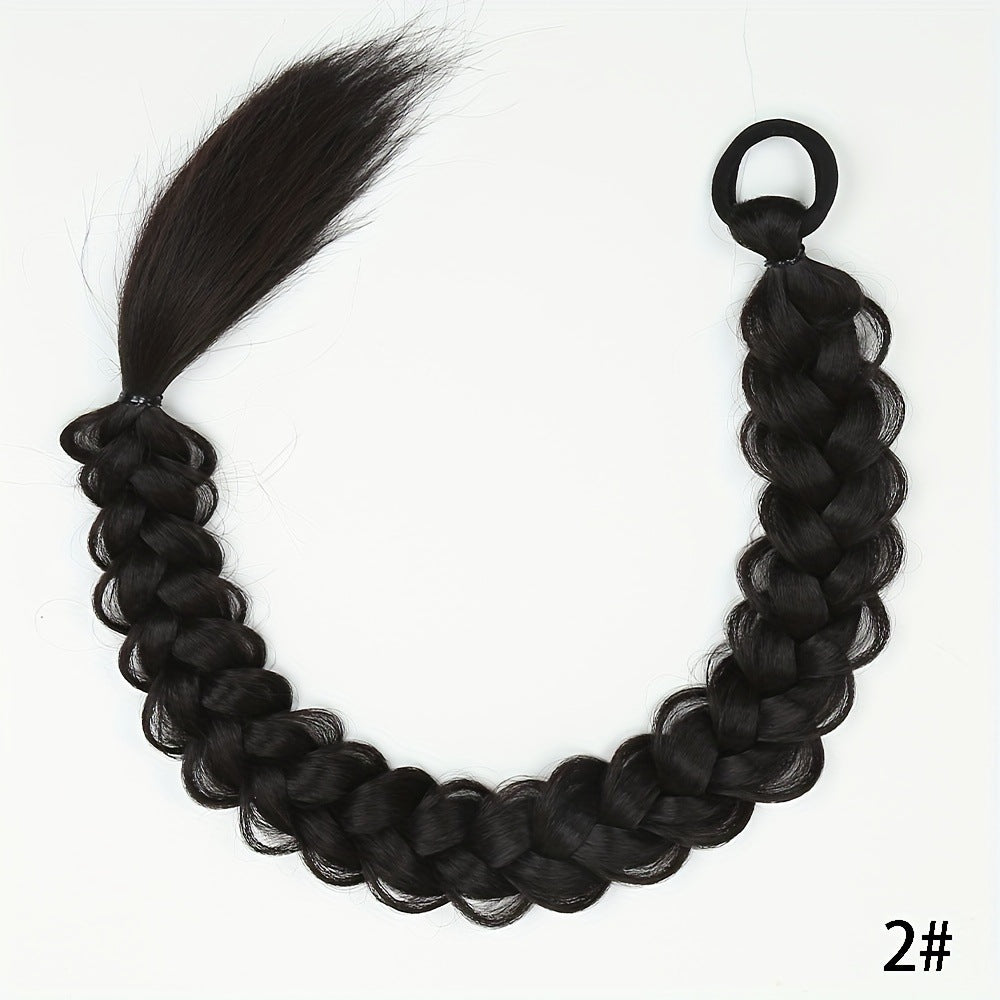 24-inch Hair Accessories Ponytails Fishtail Braids Ties Wigs