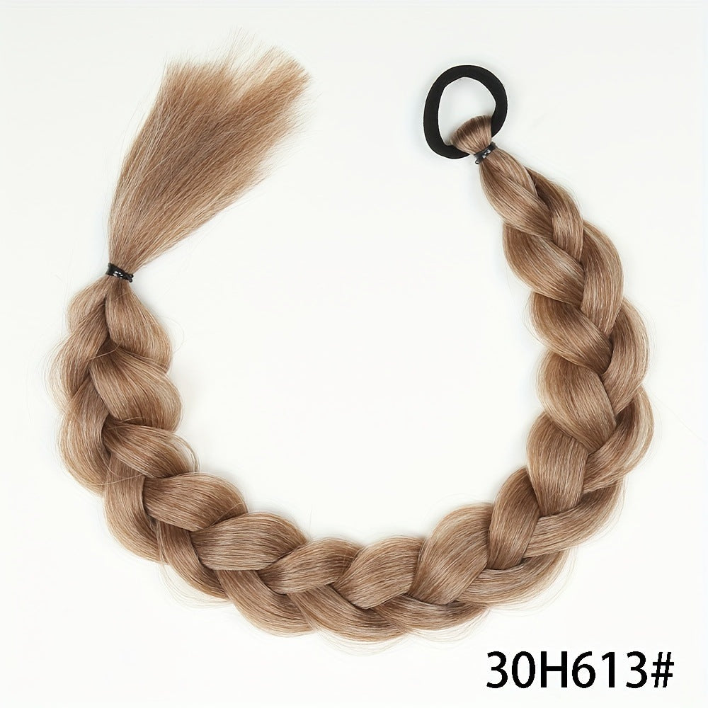 24-inch Hair Accessories Ponytails Fishtail Braids Ties Wigs