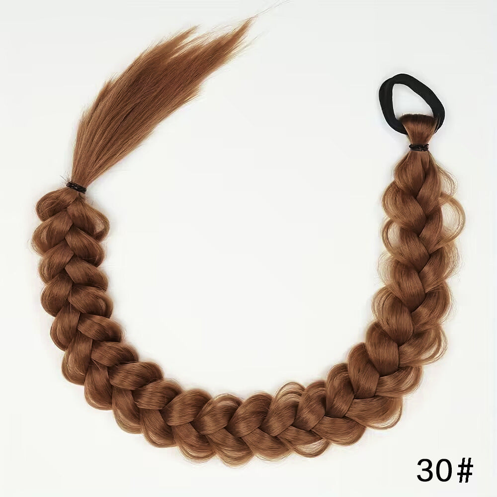 24-inch Hair Accessories Ponytails Fishtail Braids Ties Wigs
