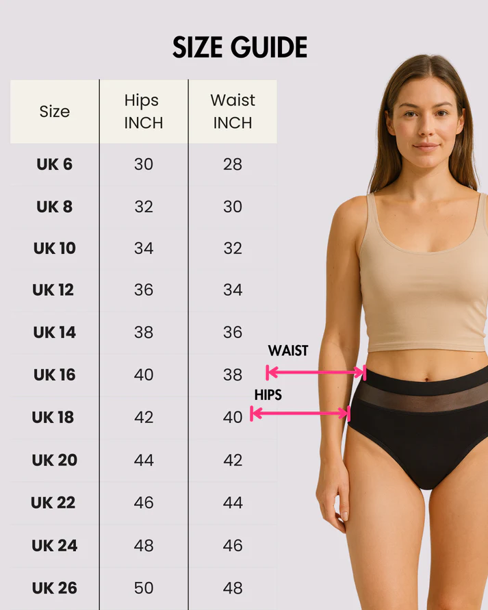 Active FIt Menstrual Pants Gym Period Underwear 40ML